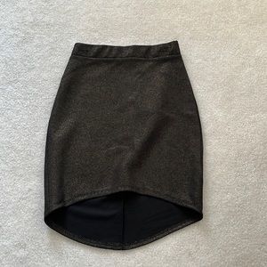 Low High pencil skirt